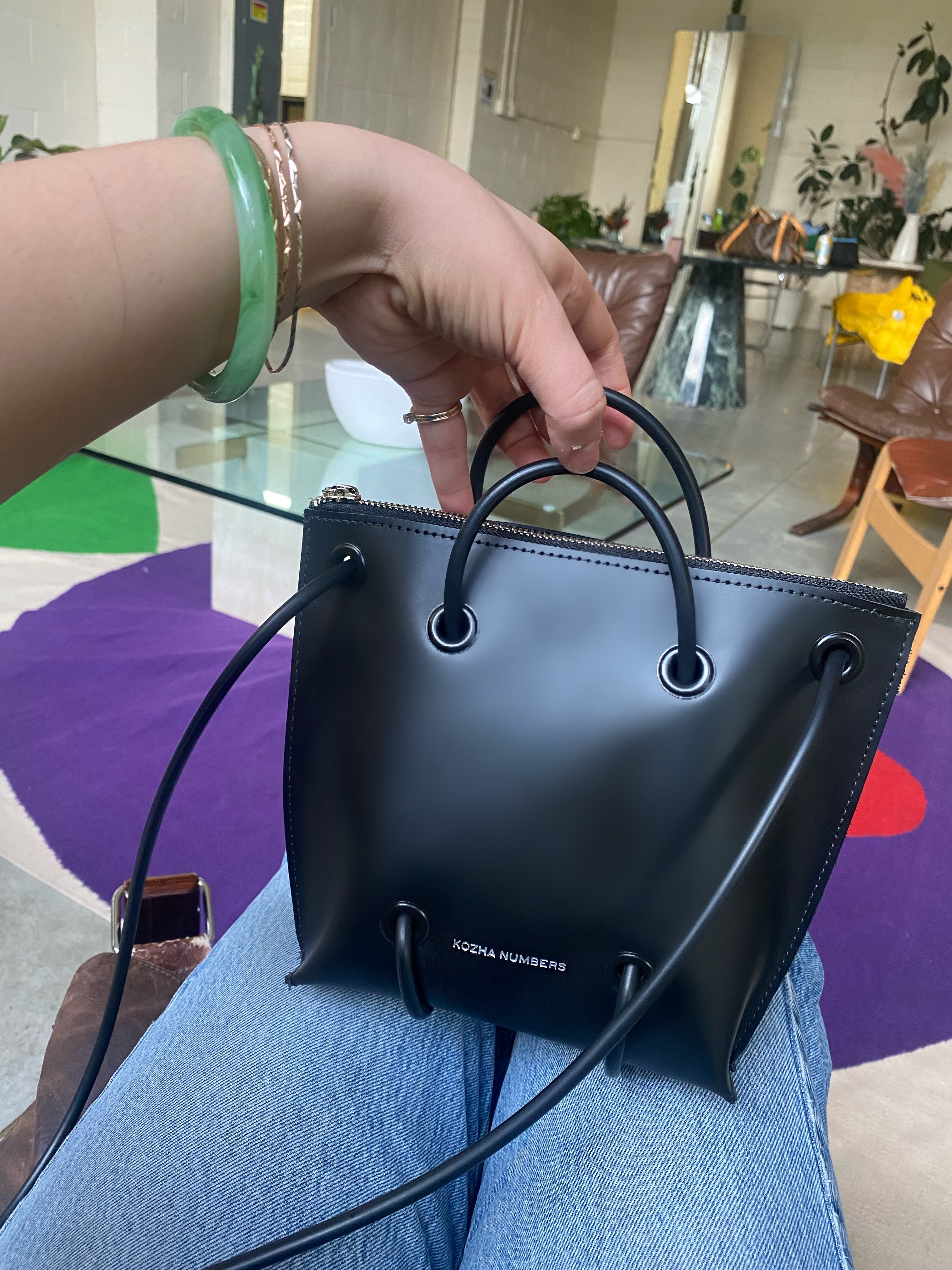 Amazon.com: Fashion Hand Bags Black 20cm : Clothing, Shoes